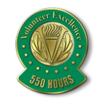 Volunteer Excellence - 550 Hours
